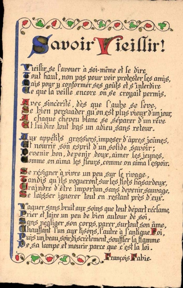 CPA Svoir vieillir Francosi Fabie