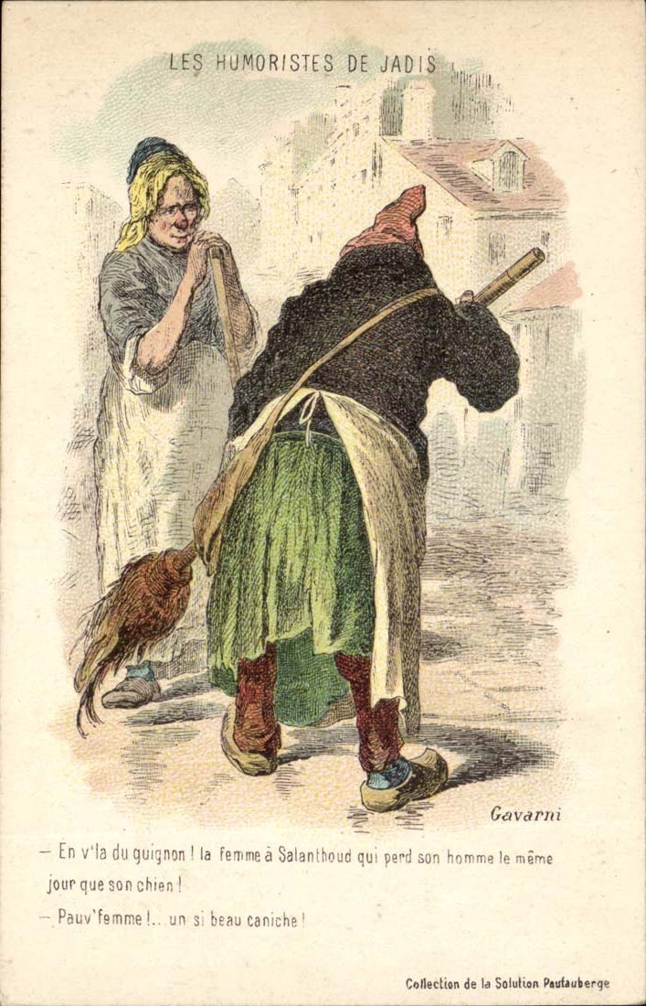 CPA Humour les humouristes de jadis Gavarni