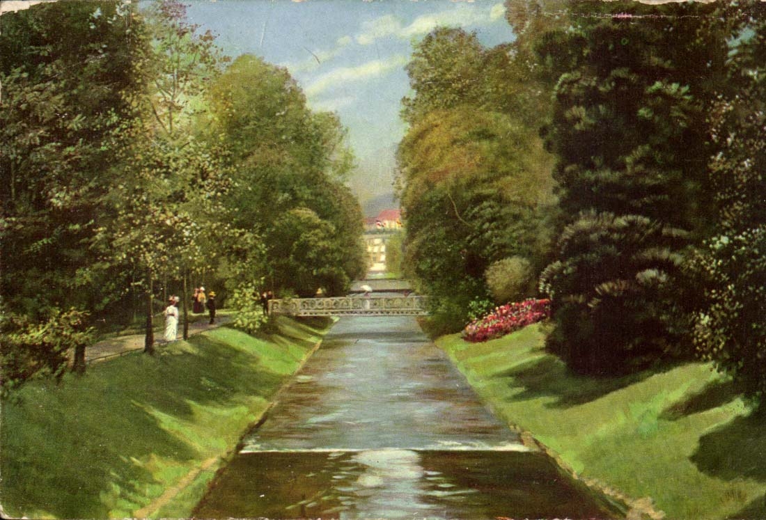 Germany Baden Baden CPA Left year der Oos