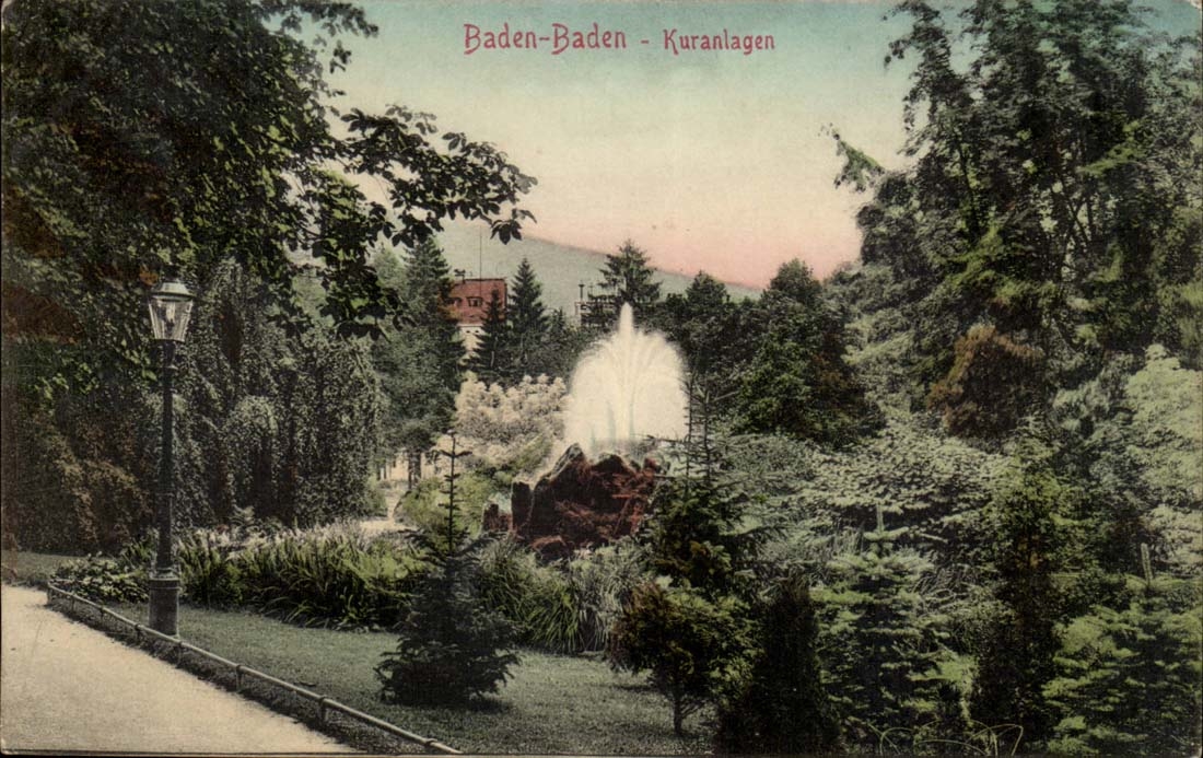 Germany Baden Baden CPA Kuranlagen