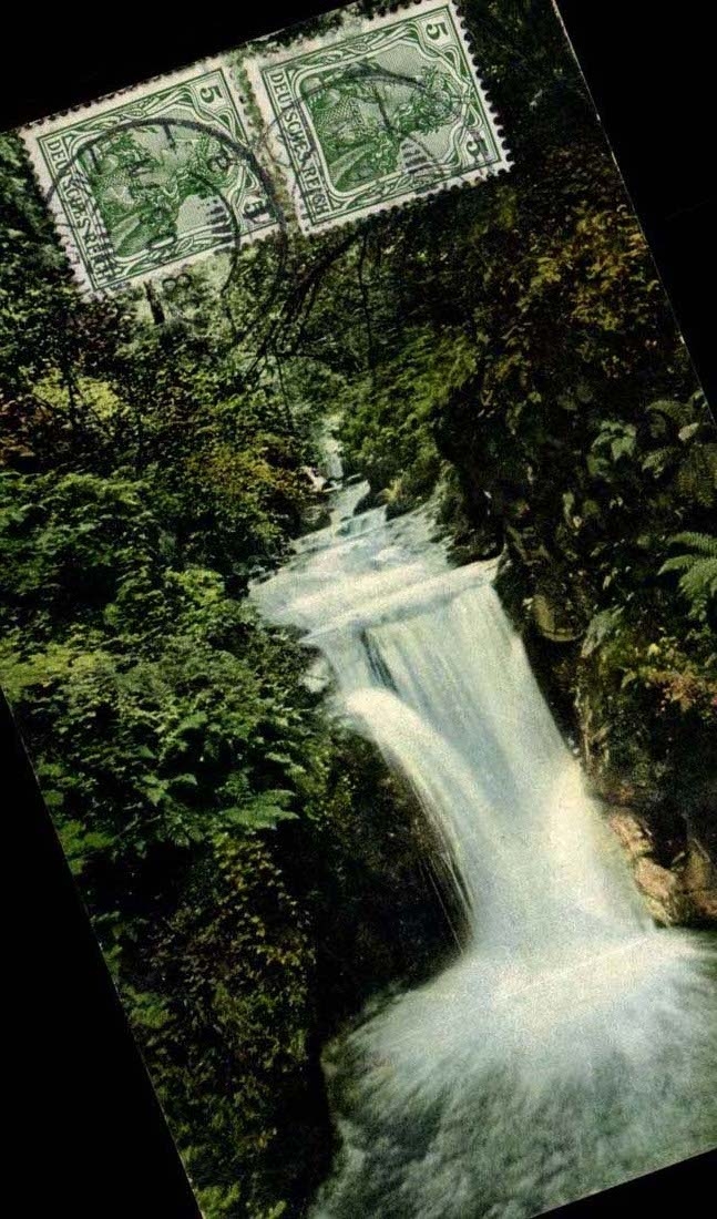Germany Baden Baden CPA Geroldsauer Wasserfall