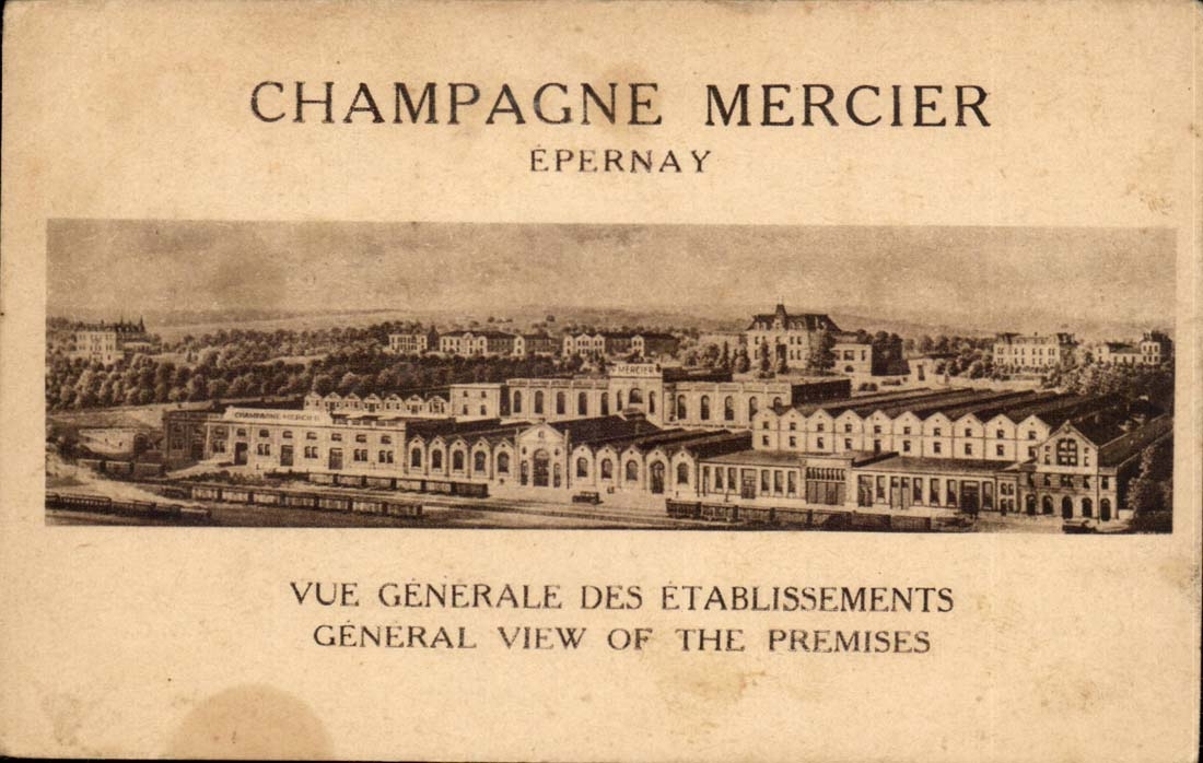 Epernay CPA Champagne Mercier Vue generale des etablissements
