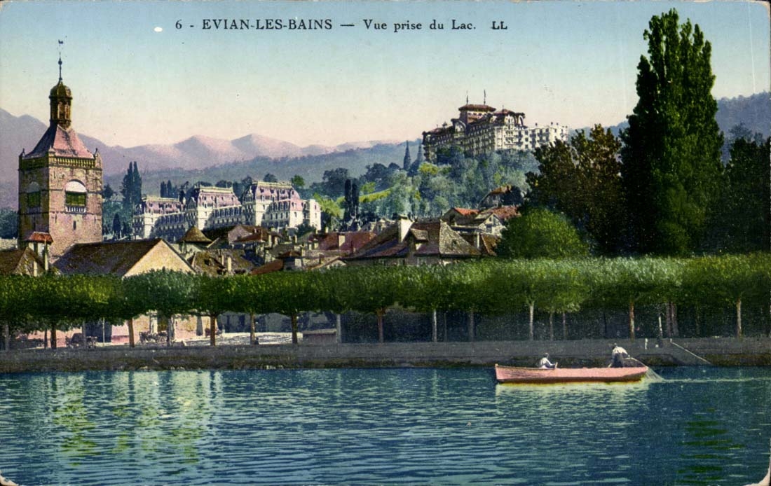 Evian les Bains CPA Seen from of the lake