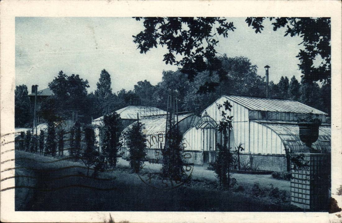 CPA colonial Institute nationa of agronomy memory inodchinois greenhouses of the plants Tuberculosis S + Red Cross