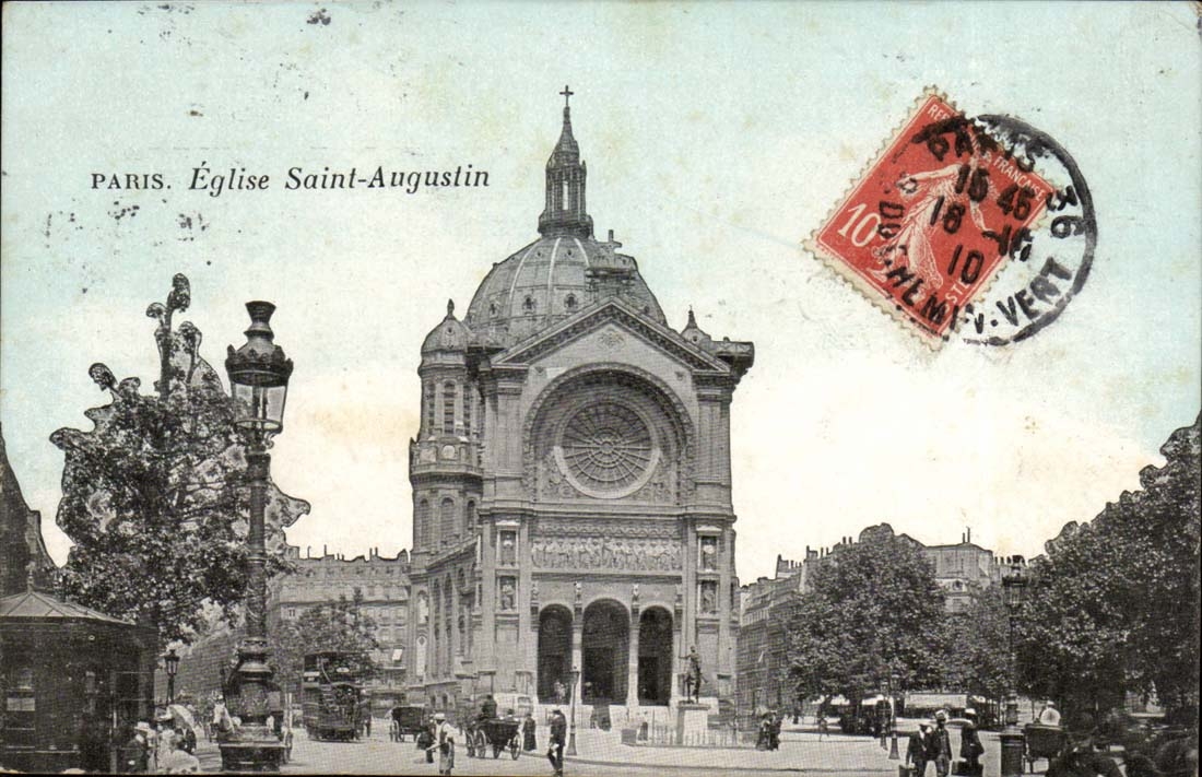 Kirche Saint Augustin Paris-(8) CPA