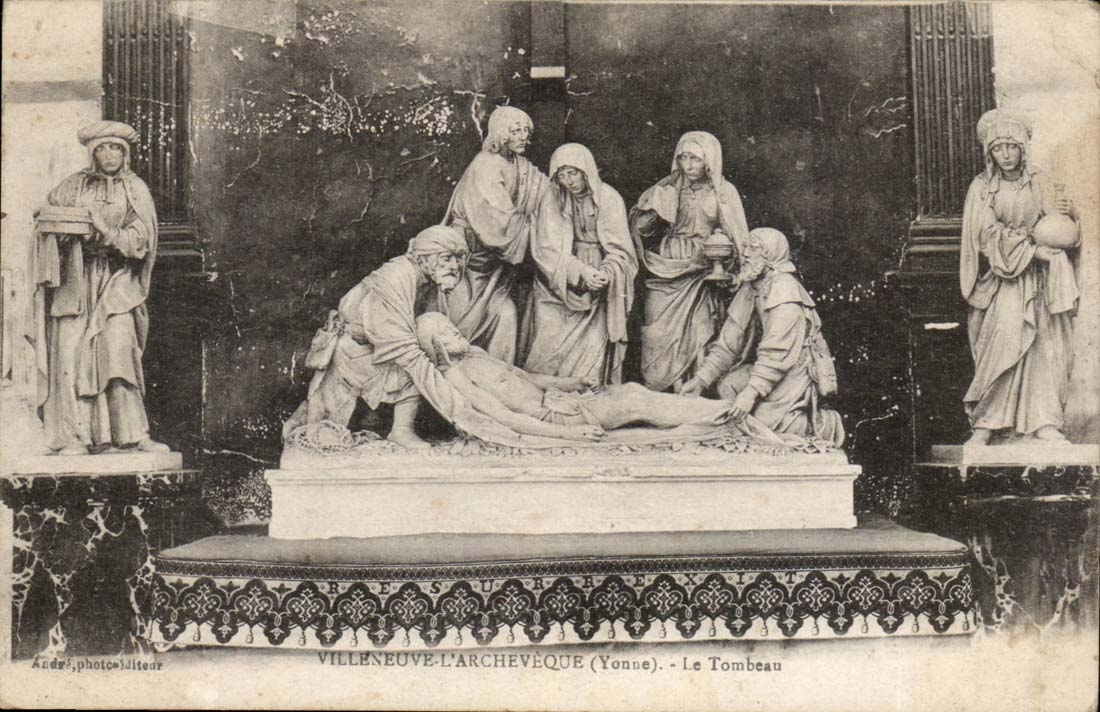 CPA Villeneuve the archbishop the tomb