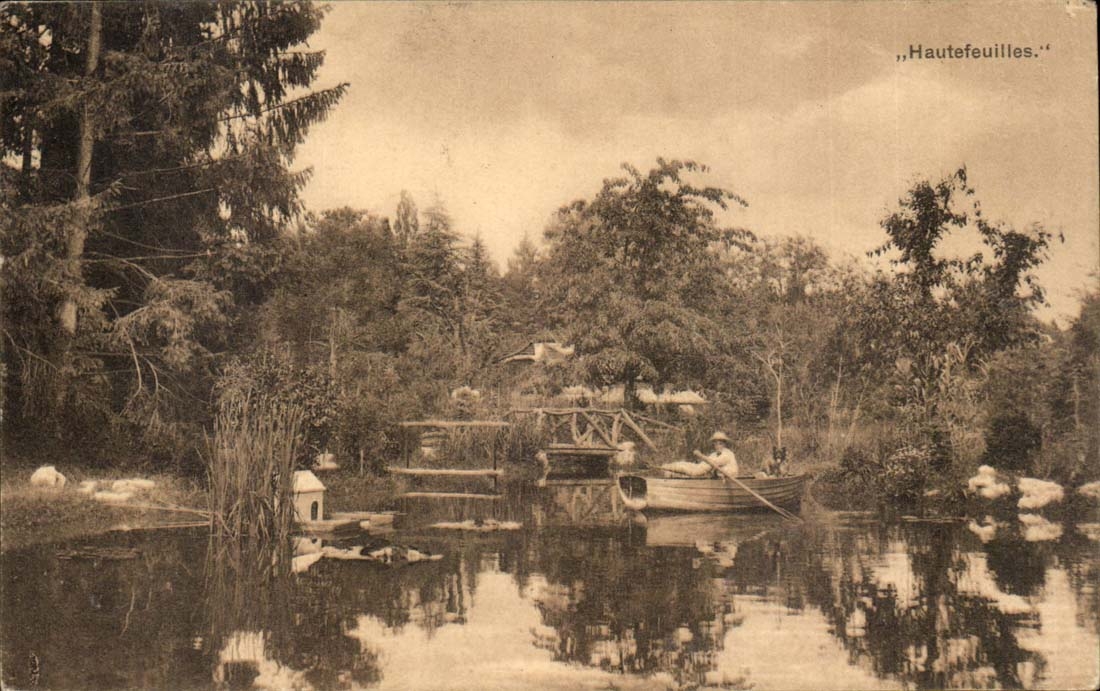 Suisse CPA Hautefuilles barque