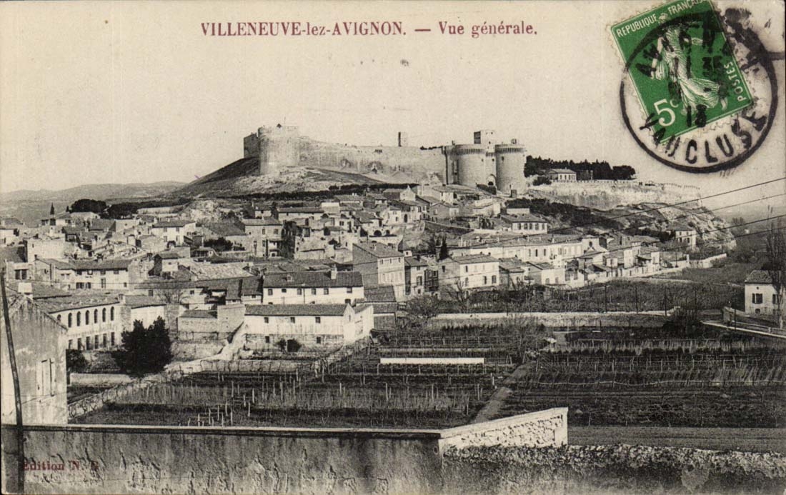 Villeneuve Avignon CPA View