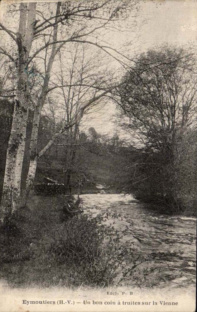 Eymoutiers CPA a good corner has trouts on Vienna