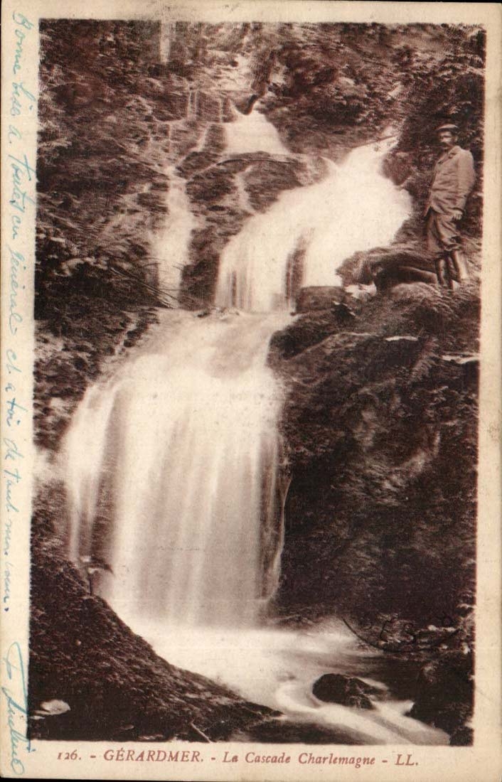 Gerardmer CPA the Charlemagne cascade