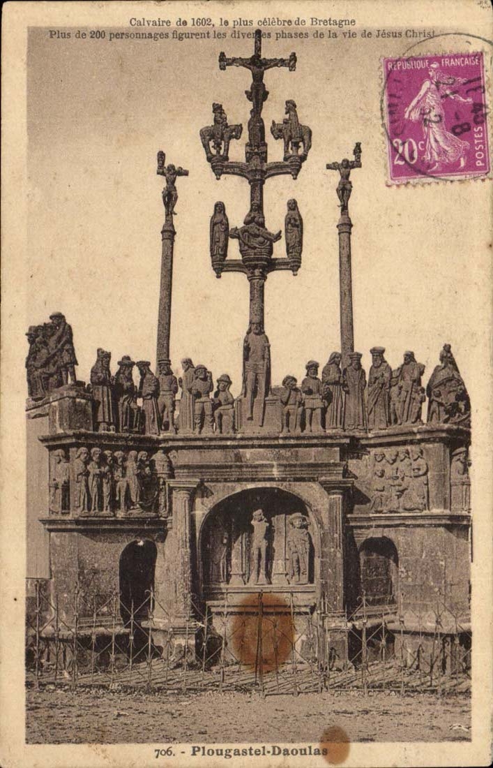 Plougastel Daoulas CPA Calvaire