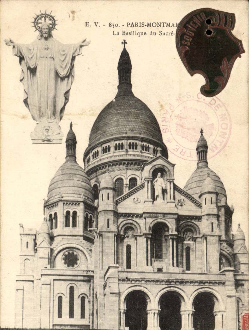Paris (18eme) CPA Basique du SAcre Coeur