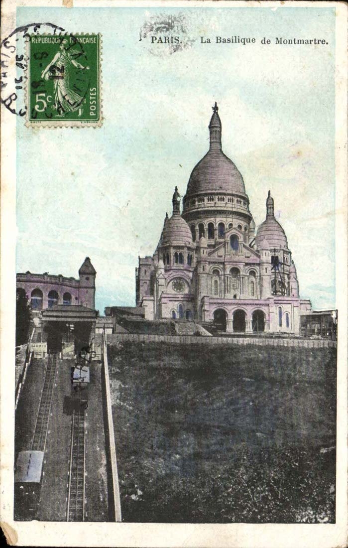 Paris CPA Basilique de Montmartre