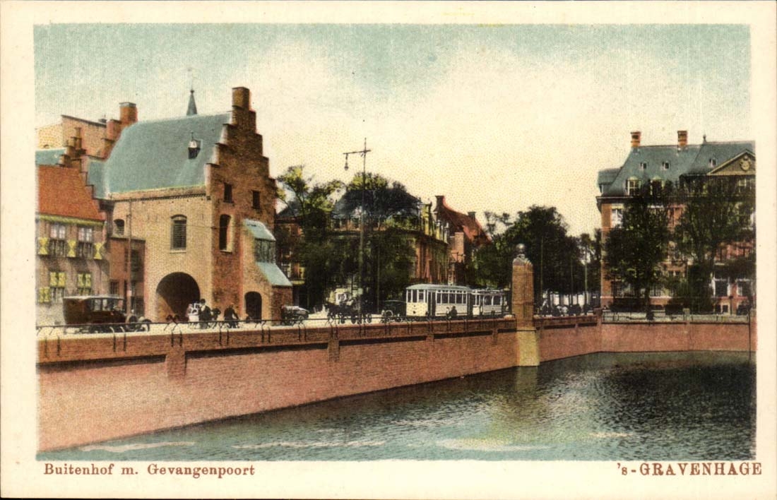 The Netherlands CPA Gravenhage Buitenhof m Gevangenpoort