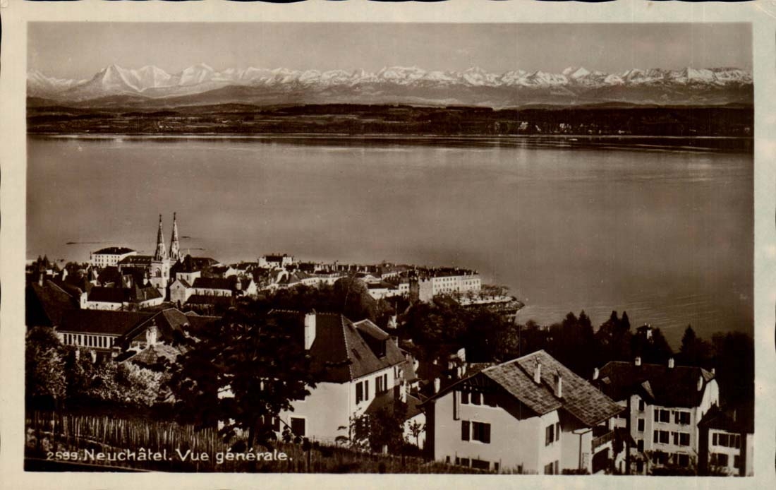 Switzerland CPA Neufchatel View