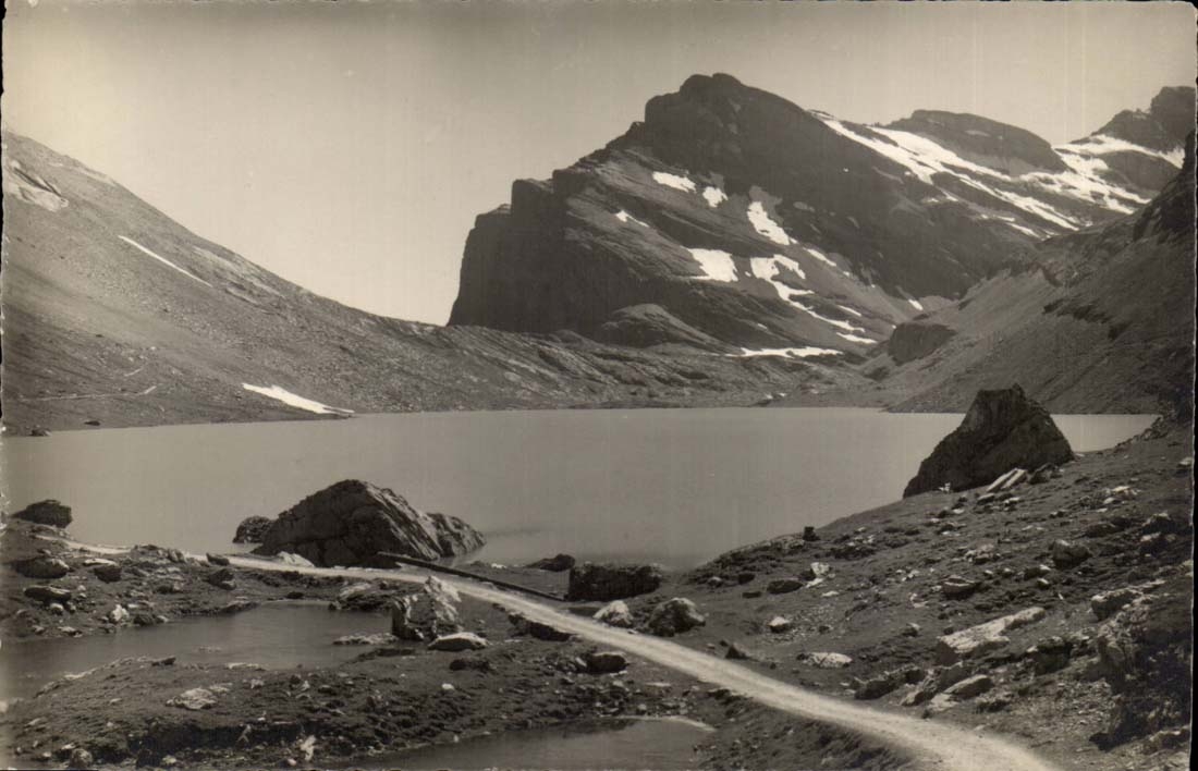 Suisse CPA Kandersteg Daubensee am Gemmipass Daubenhorn