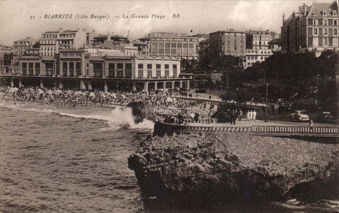 Biarritz CPA la grande plage