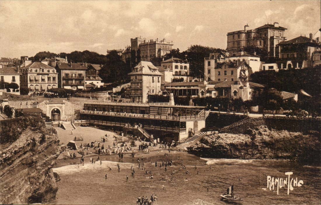 Biarritz CPA Plage du port vieux