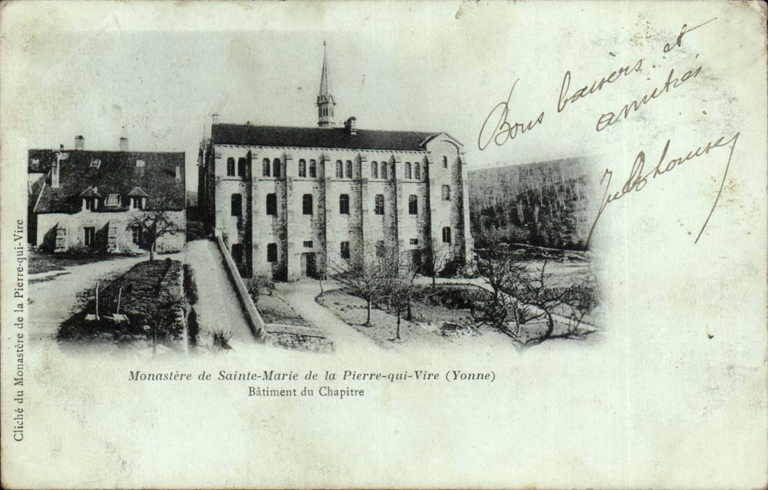 CPA Monastery of Sainte Marie of Pierre who lives Batiment of the chapter