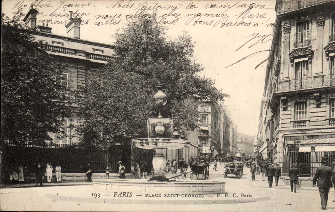 Paris-(9) Platz Saint Georges