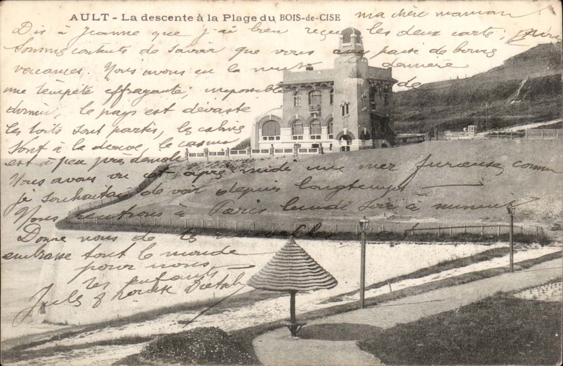 Ault CPA descent with the beach of the Wood of Cise