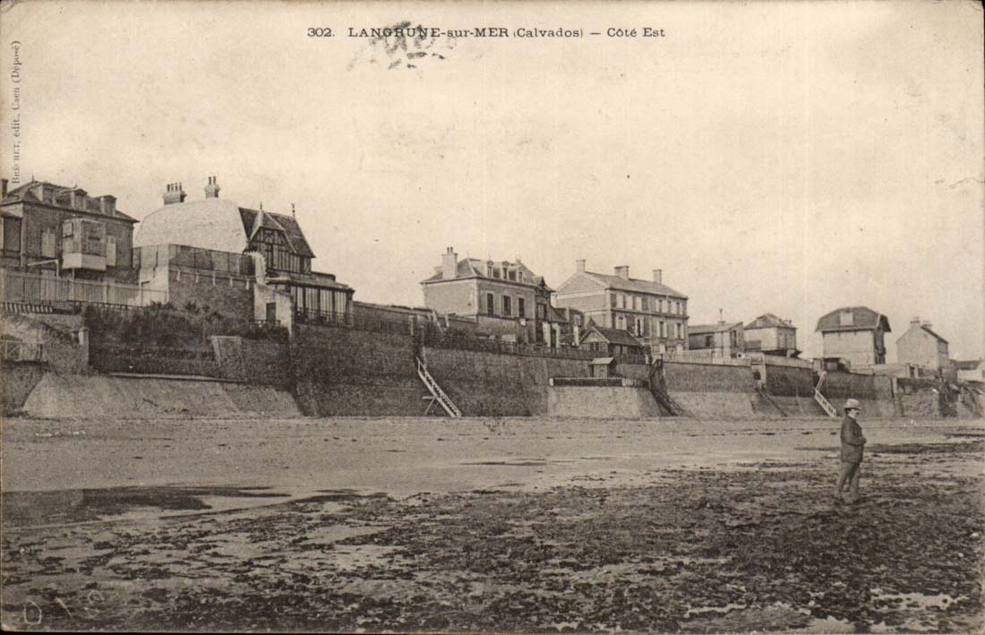 Langrune auf Ostkuste des Meer CPA