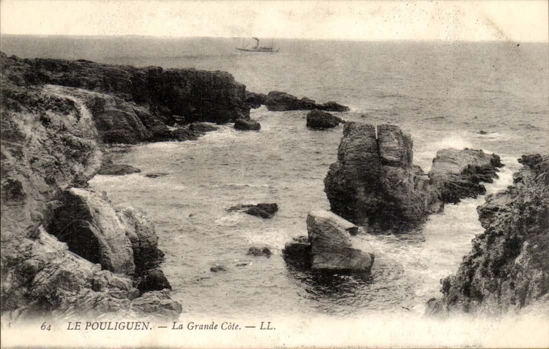 Pouliguen CPA the great dimension