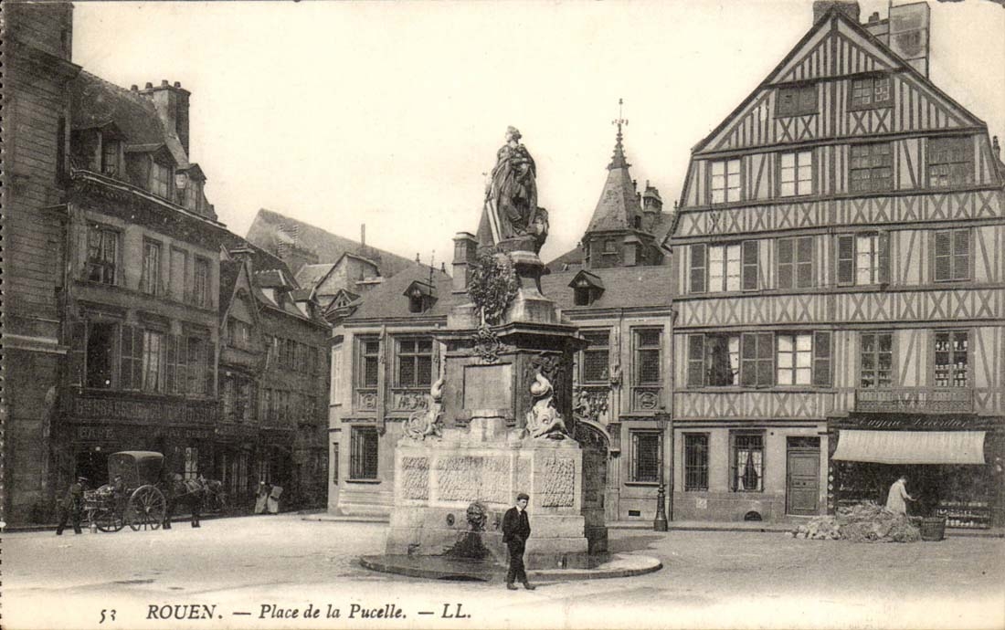 Rouen CPA Places of the virgin (Jeanne of arc)
