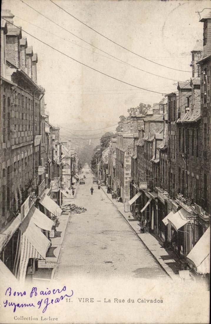 Vire CPA Rue du Calvados