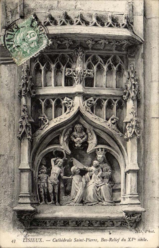 Lisieux CPA Kathedrale-niedrige Saint Pierreentlastung von 15