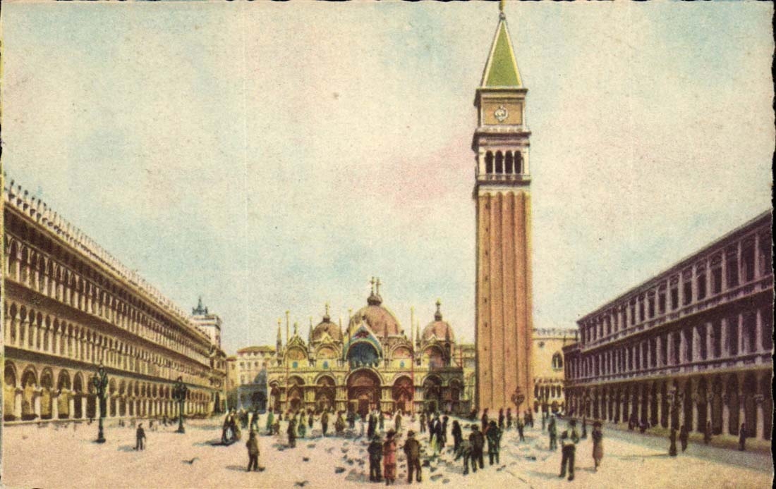 CPA Fantasy Venice Piazza S Marco Italy Italia