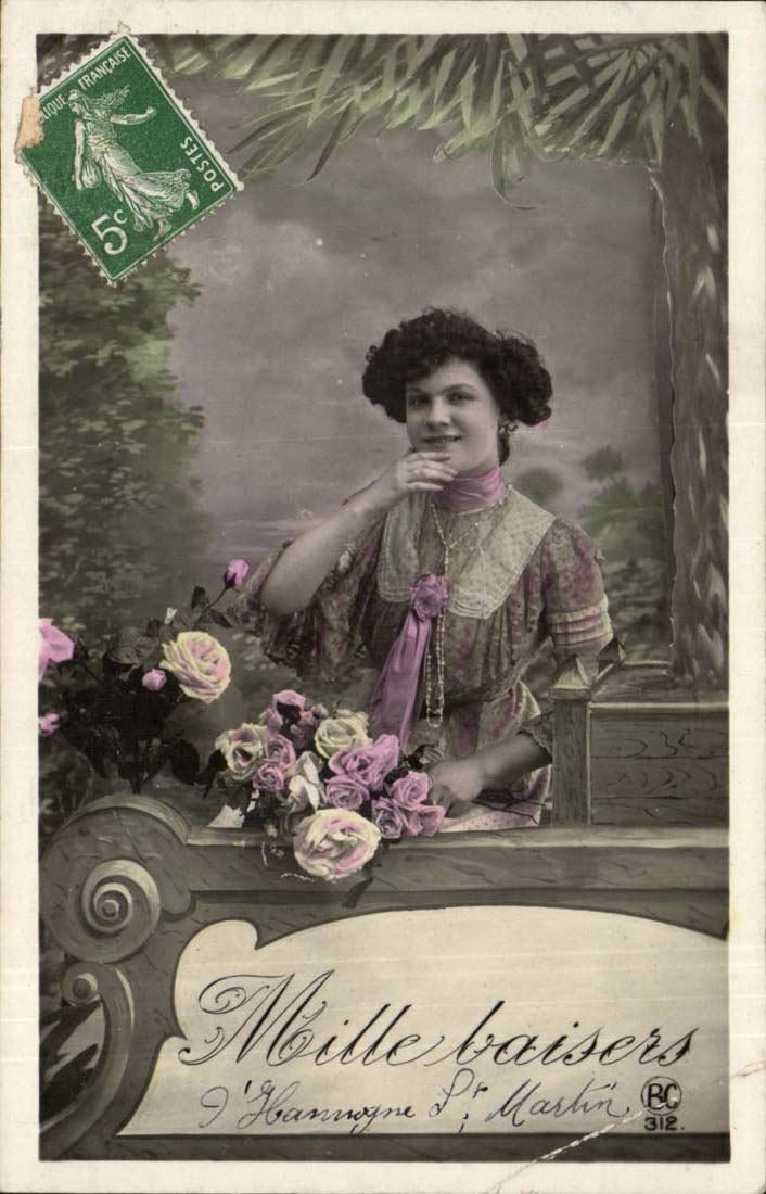 CPA Fantasy Thousand kisses woman)