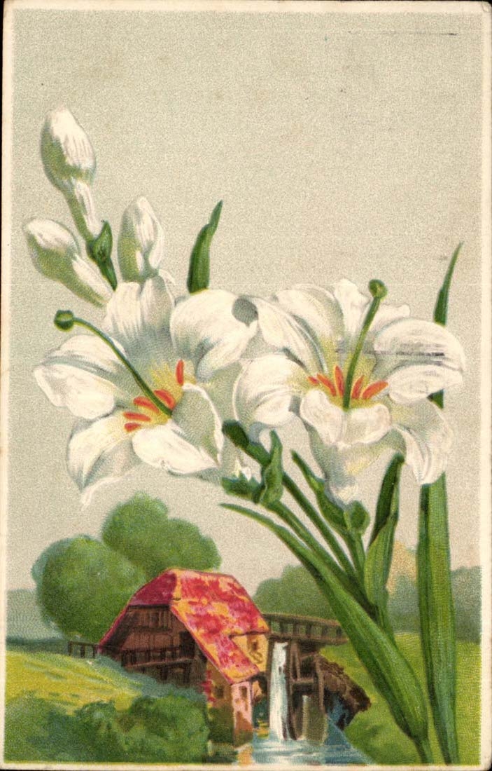 CPA Phantasie-Blumen