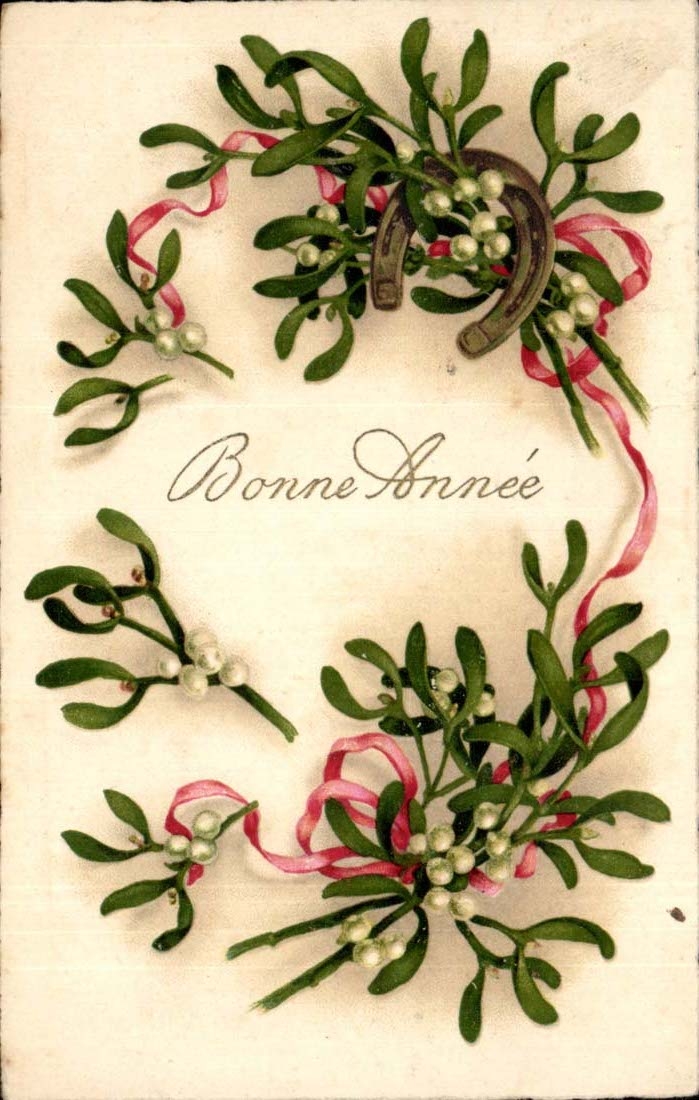 CPA Fantasy Happy New Year Horseshoe