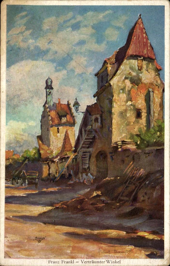 CPA Fantasy Franz Frankl Vertraumer Winkel