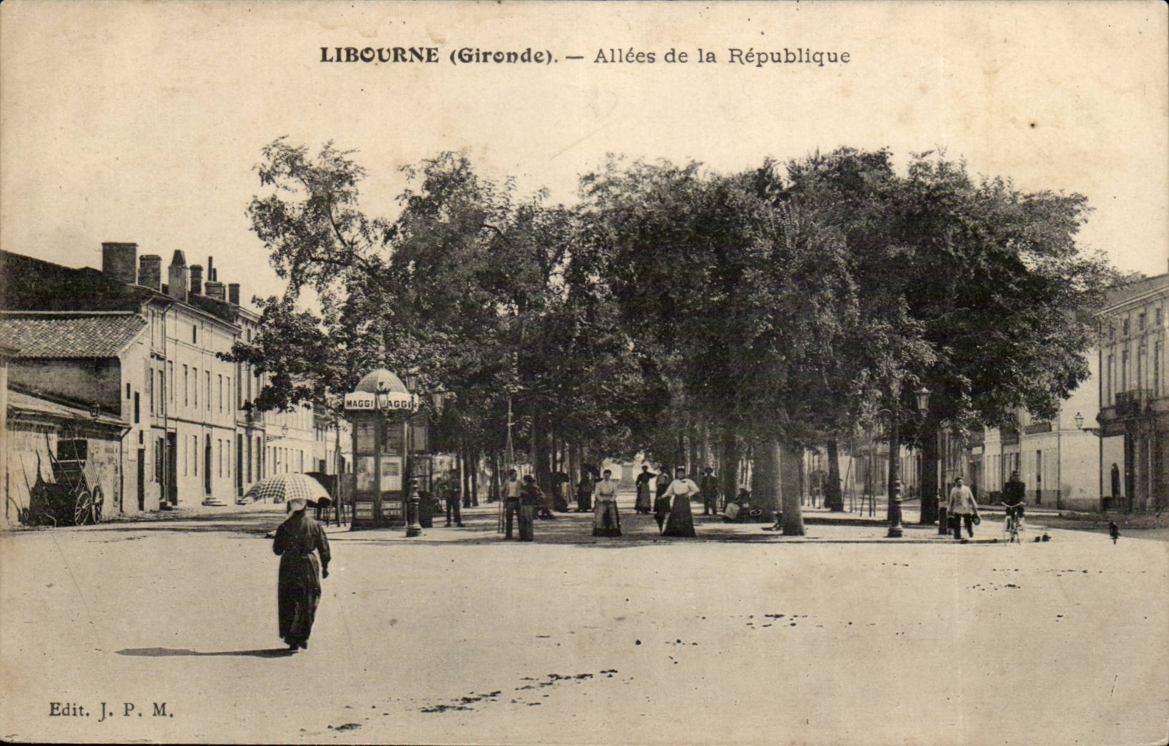 Gegangenes Libourne CPA der Republik