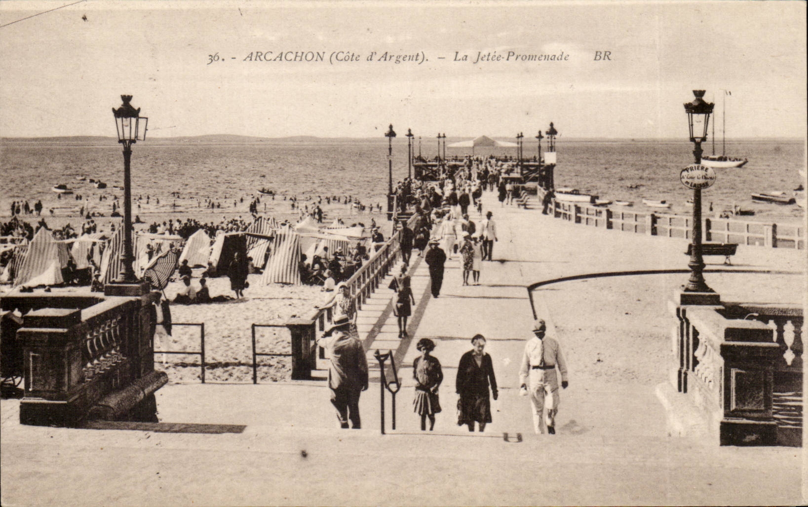 Arcachon CPA La jetee promenade