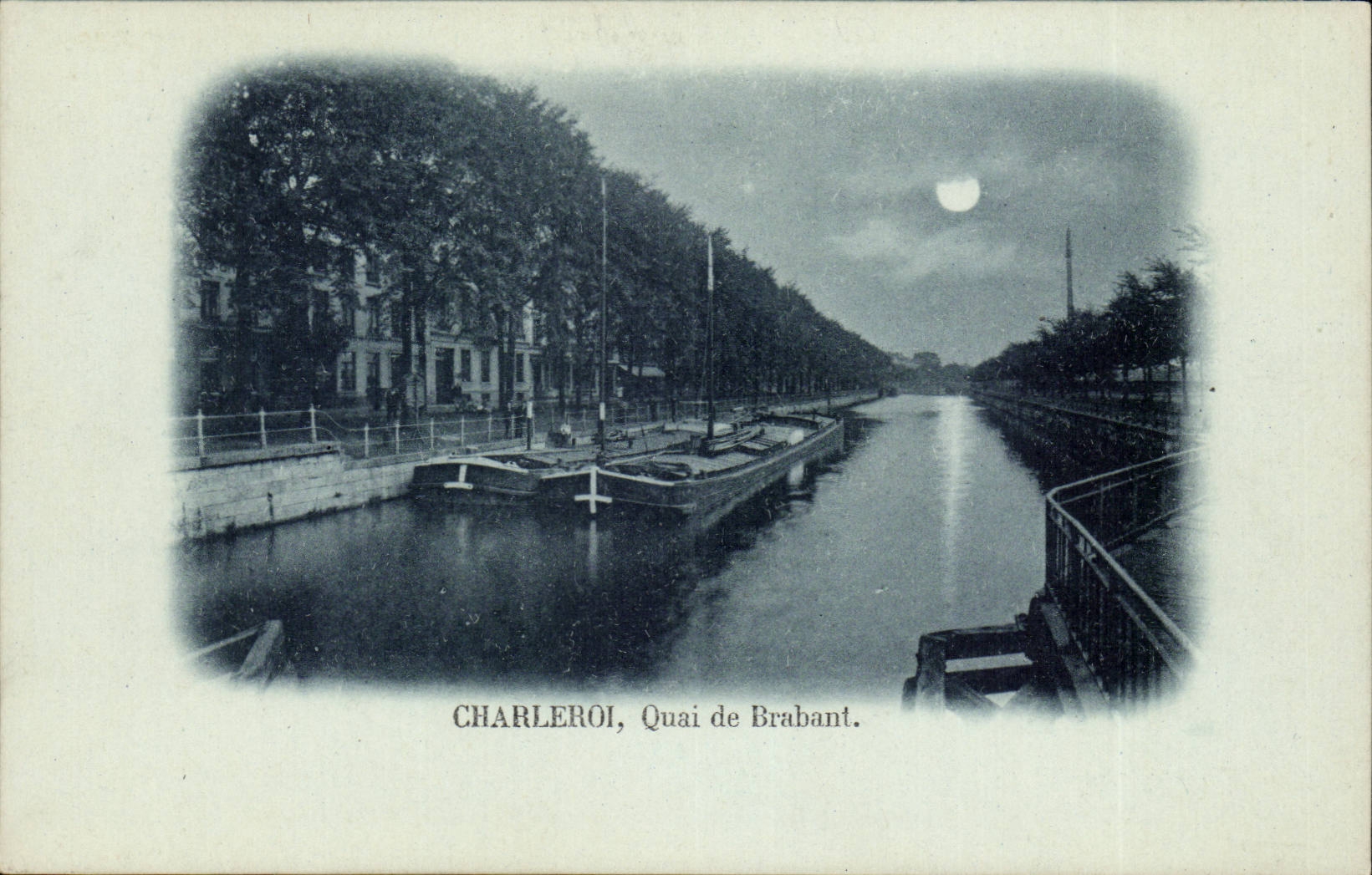 Belgium - Belgien - Belgium - Charleroi - Quay of the Brabant - CPA