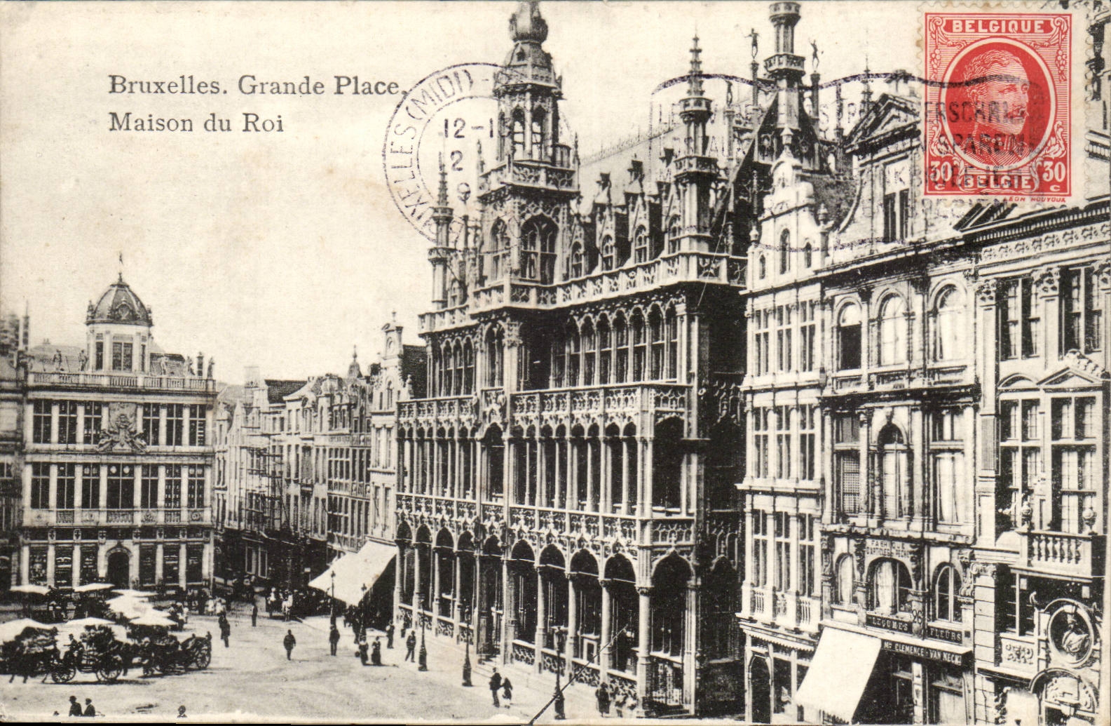 Belgium - Belgien - Belgium - Brussels - Brussels - Large House of the King Places - CPA