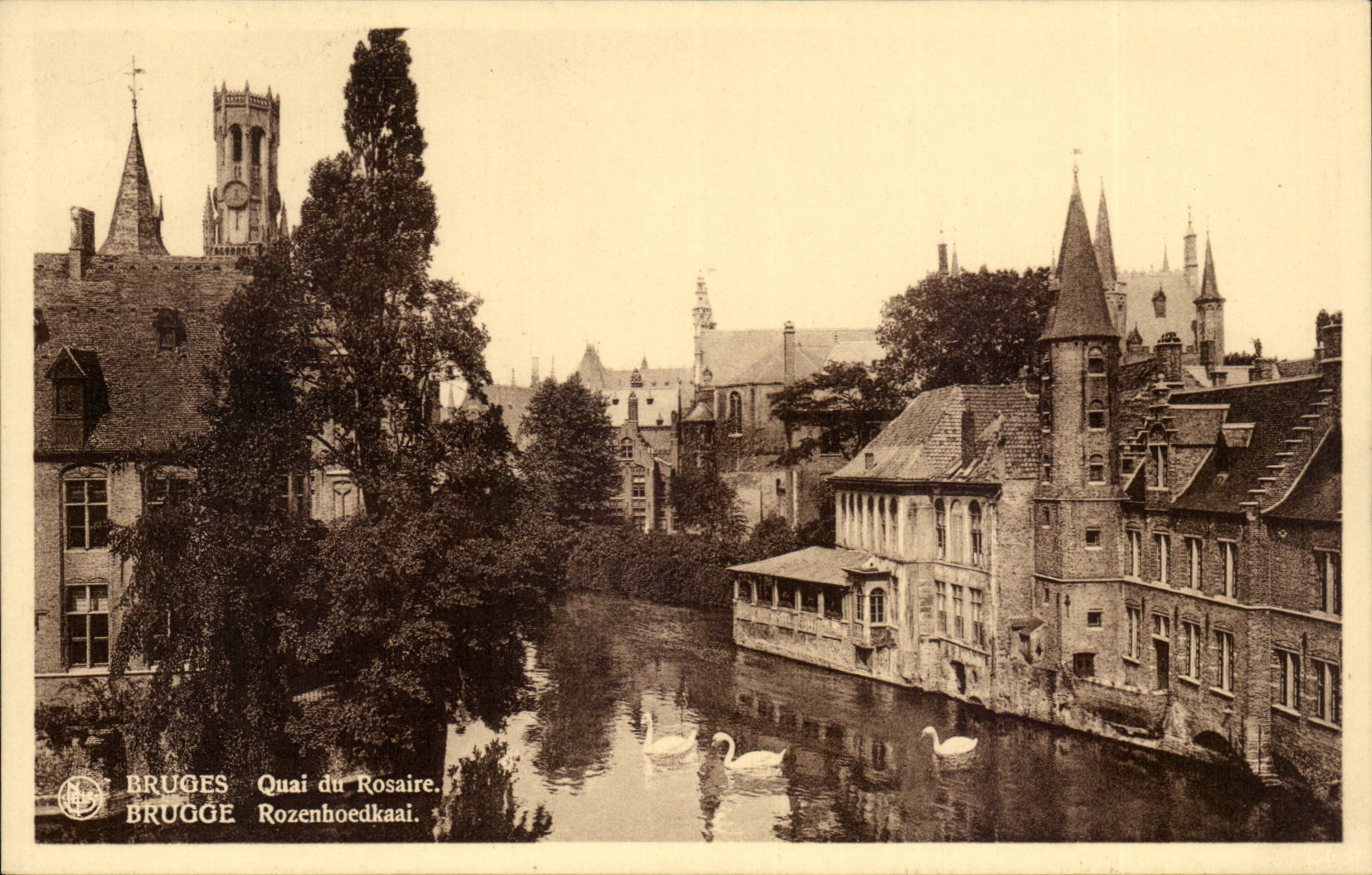 Belgium - Belgien - Belgium - Bruges - Brugge - Quay of the Rosary - CPA