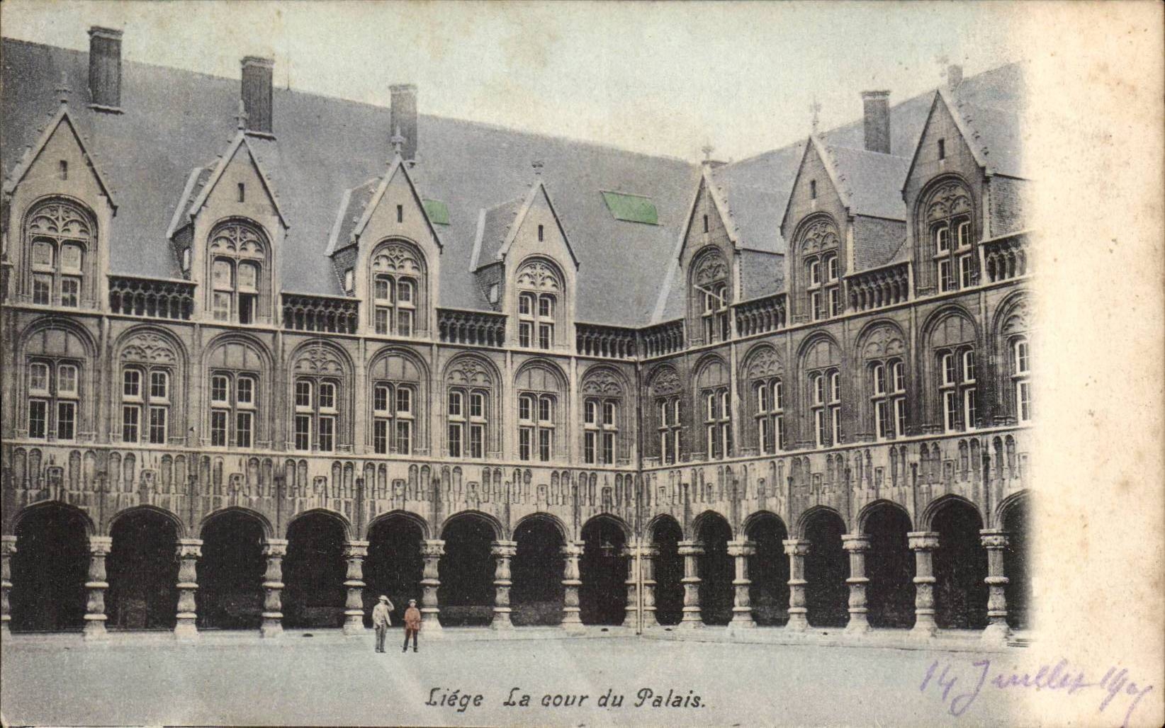 Belgium - Belgien - Belgium - Liege - Luettich - Court of the Palate - CPA