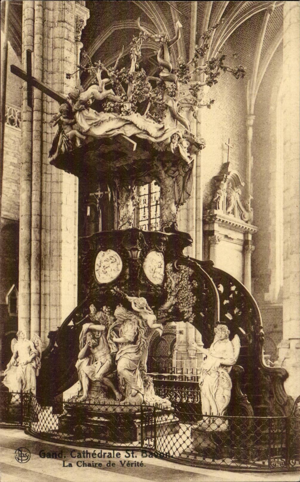 Belgium - Belgien - Belgium - Ghent - Ghent - Cathedral the Pulpit of Truth - CPA