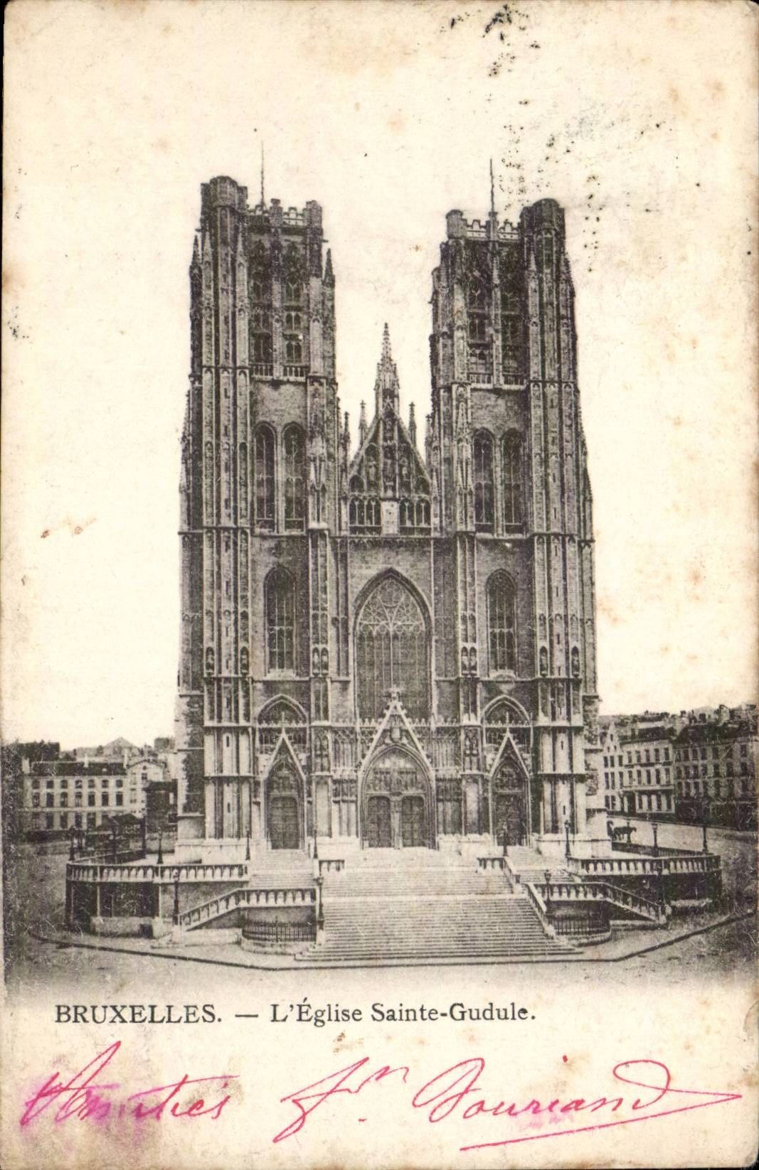 Belgium - Belgien - Belgium - the Church Saint Gudule - CPA