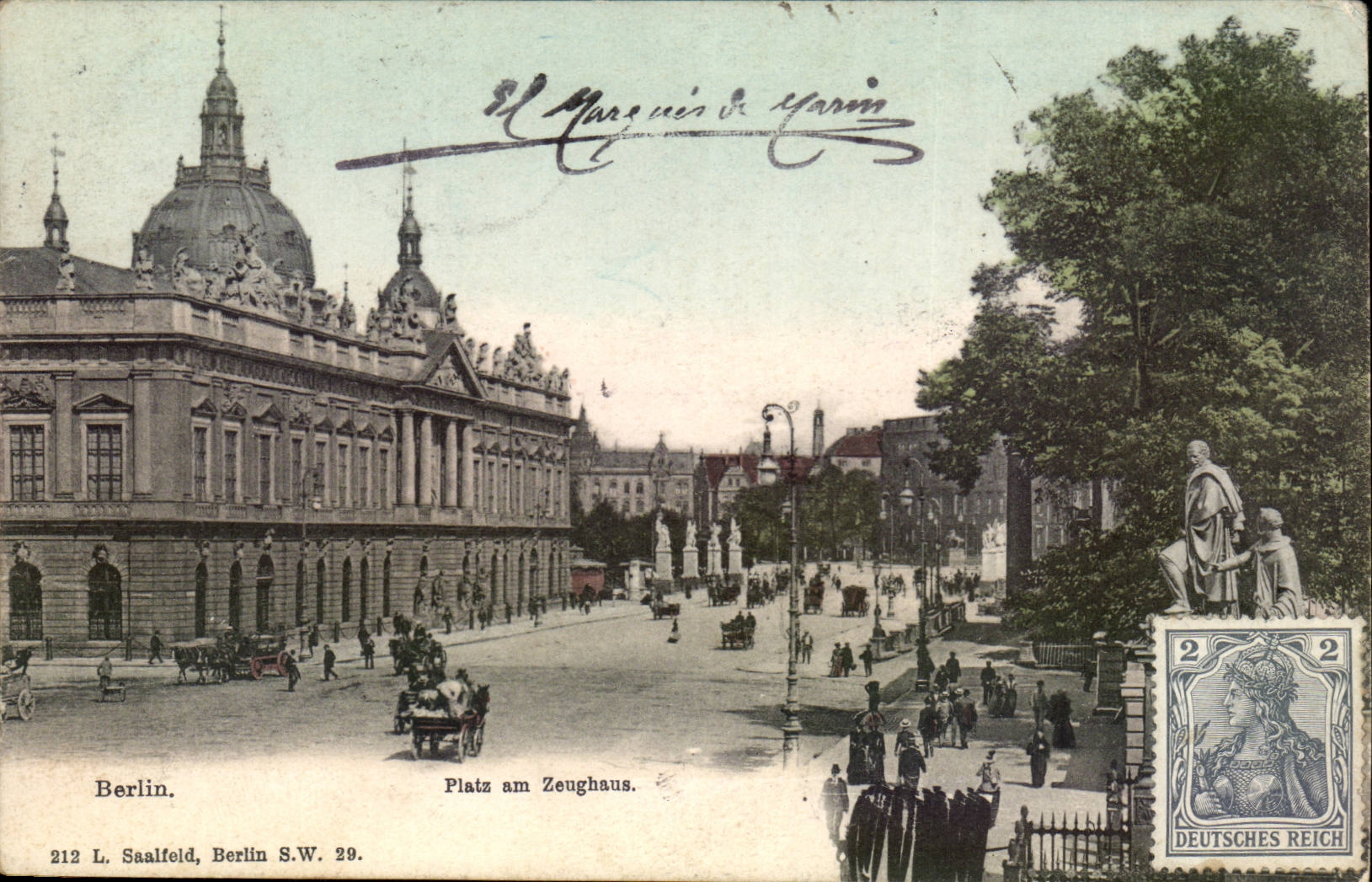 Berlin CPA Platz amndt Zeughaus