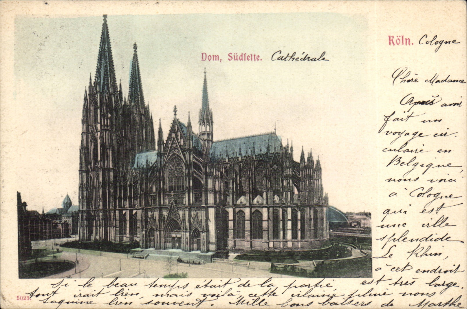 Cologne Koln CPA Dom Sudleite Cathedral