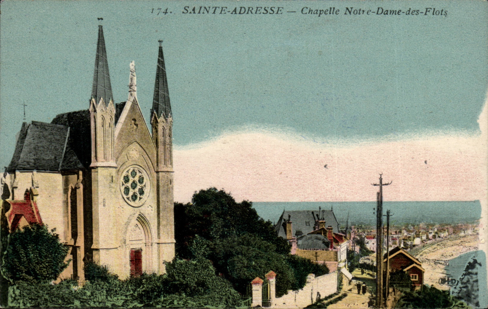 Sainte Address CPA Vault Our Lady of the floods