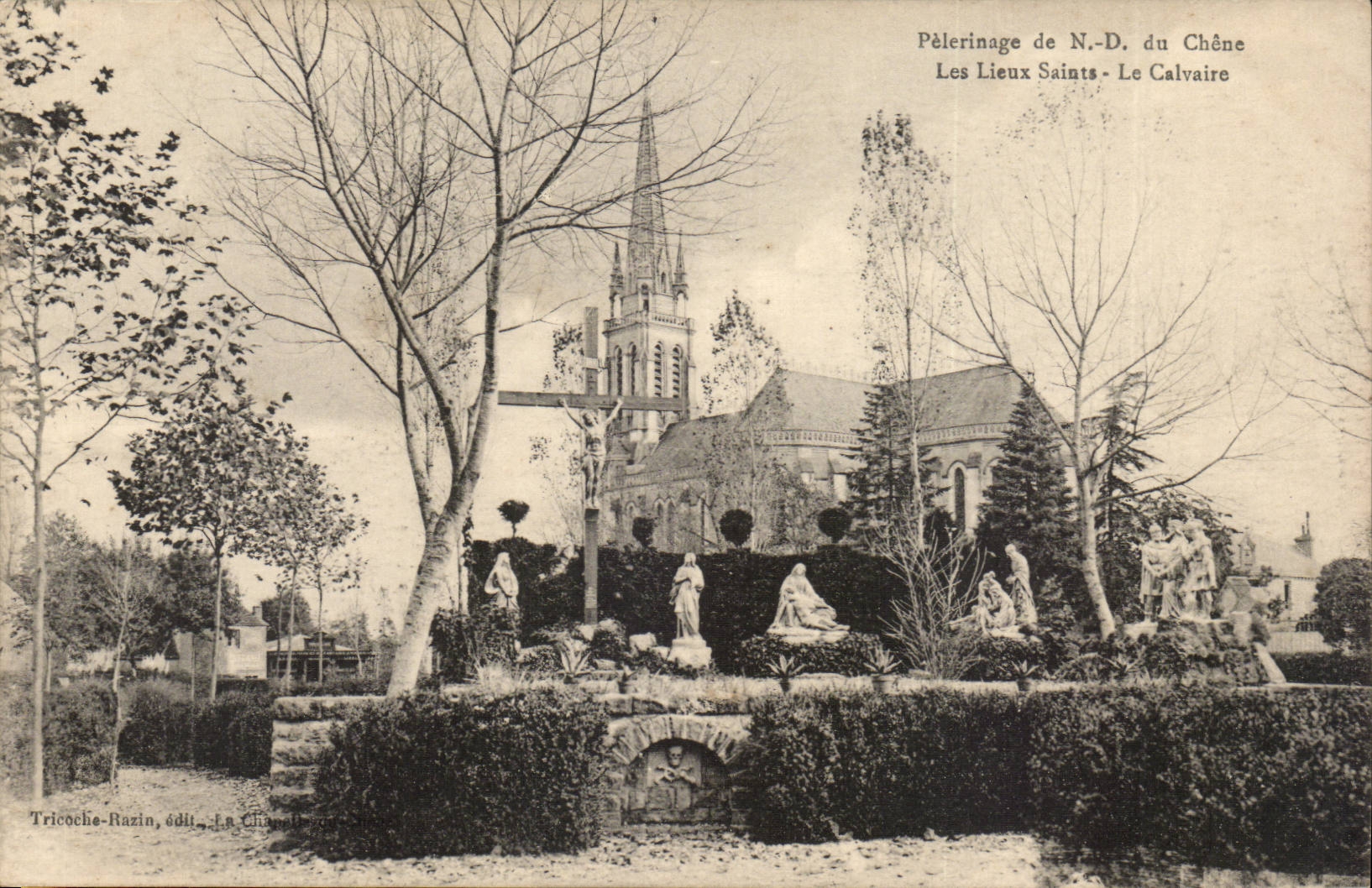 CPA Pilgrimage of ND of the Oak places holy the martyrdom