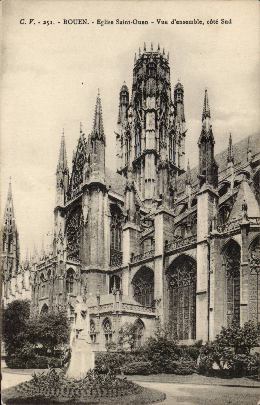 Rouen CPA Church Saint ouen Overall picture Southern Dimension