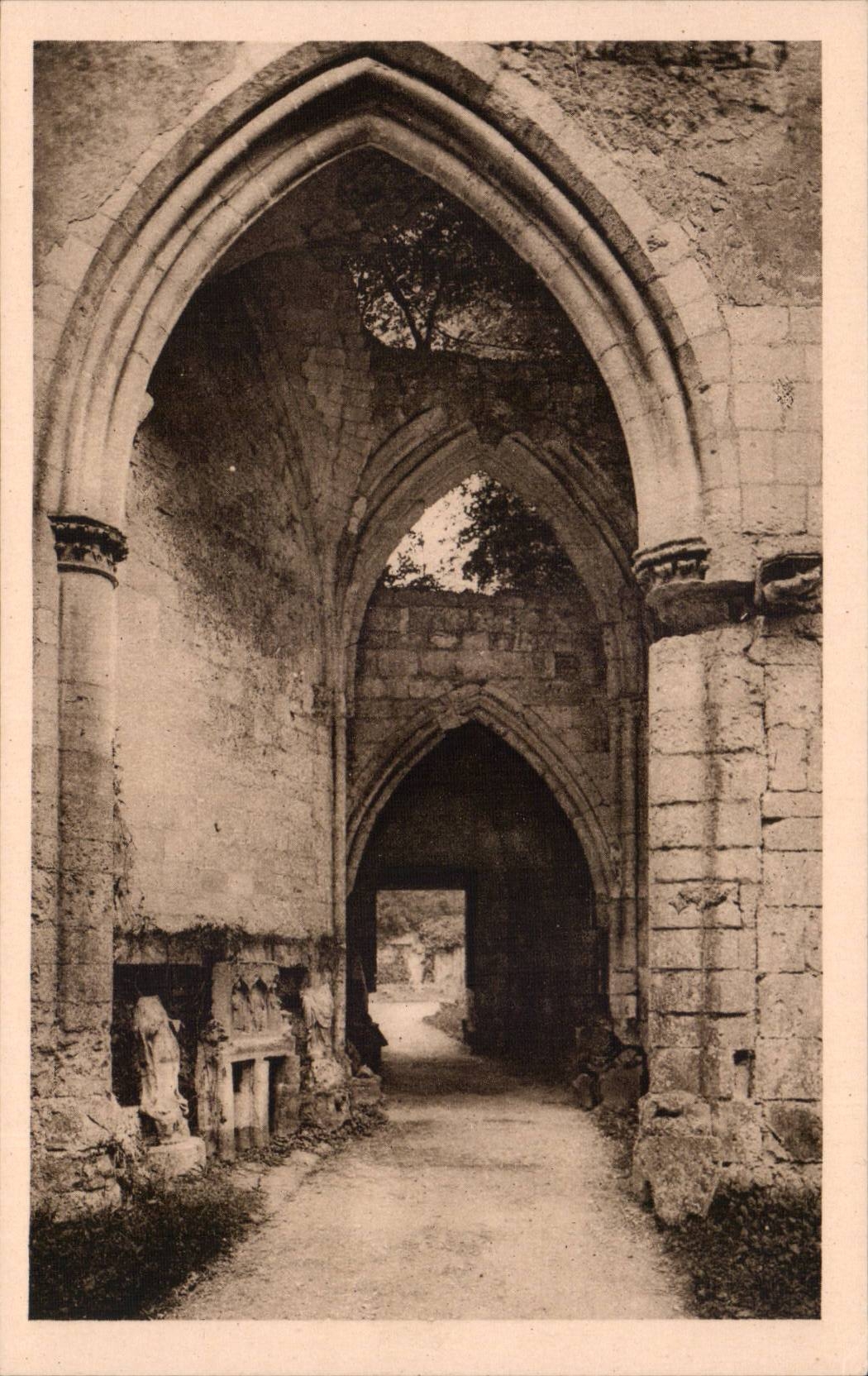 CPA Old abbey of Jumieges the passage Charles VII