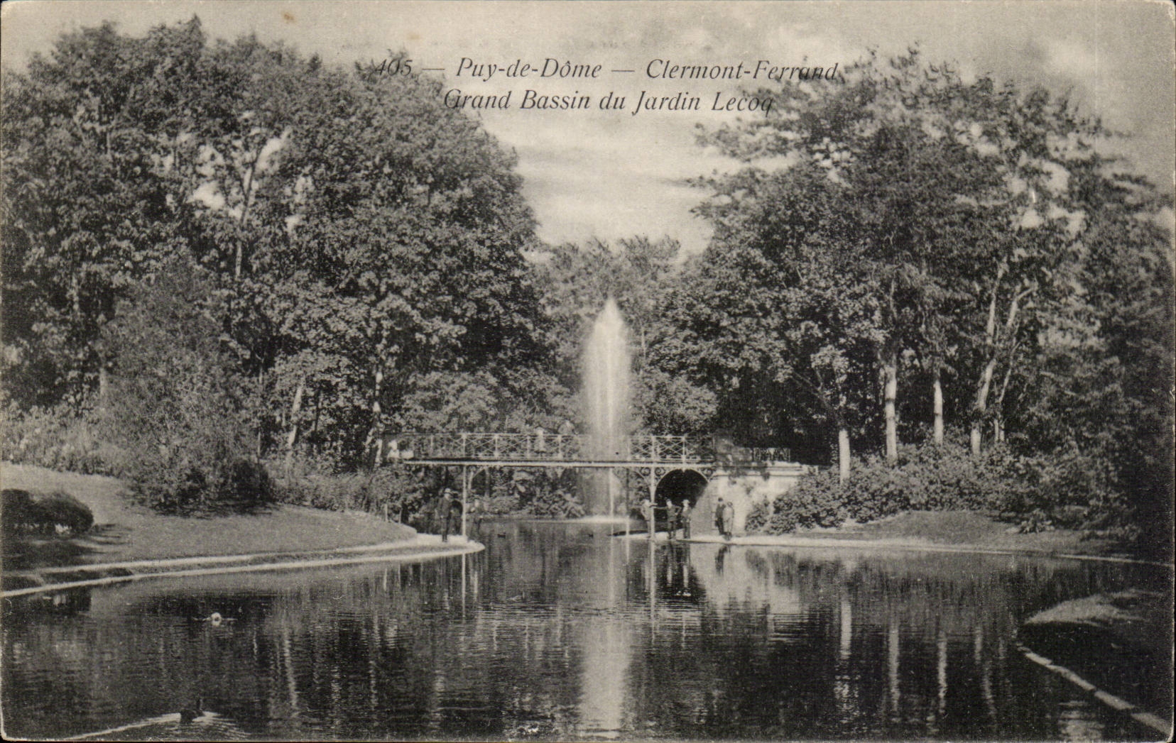 Grosses Bassin Clermont-ferrandCPA des Lecoq Gartens